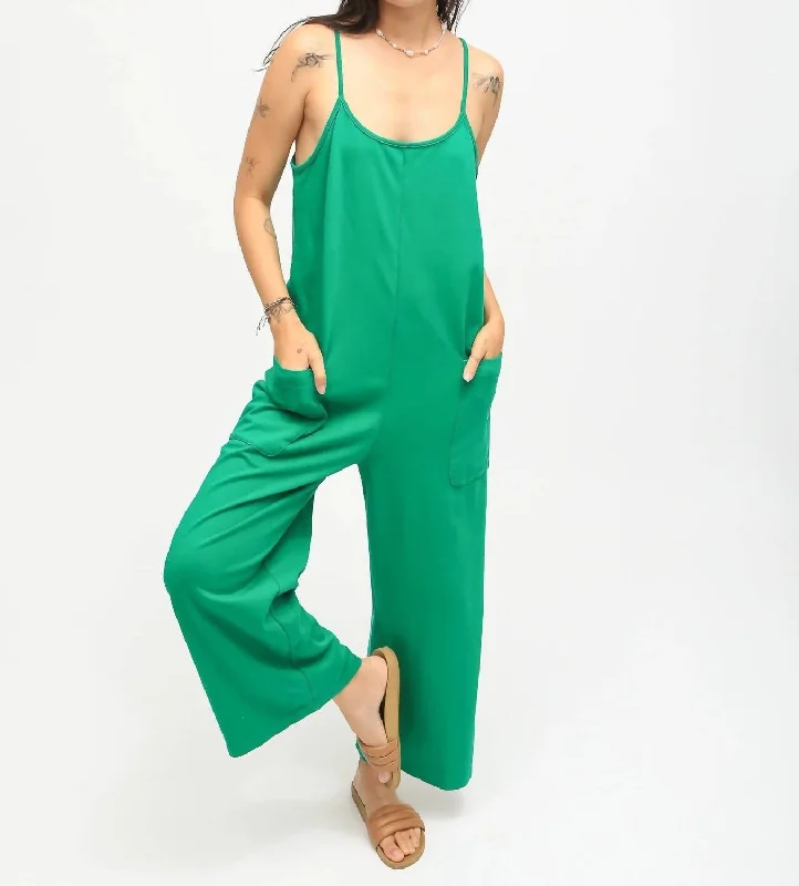 women's jumpsuits for gym sessionsNina Jumpsuit In Shamrock