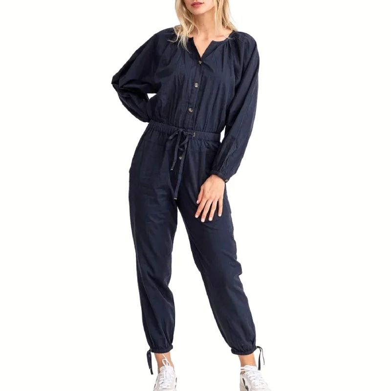 women's fitted jumpsuitsSavannah Jumpsuit In Indigo