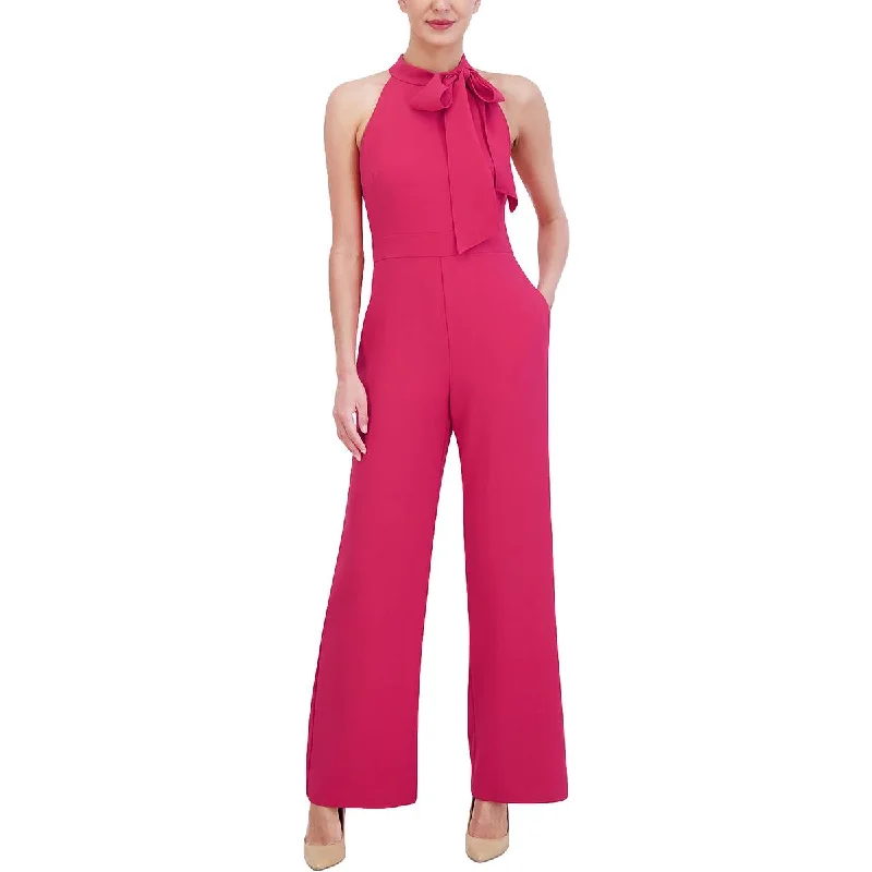 women's elegant jumpsuitsWomens Halter Wide Leg Jumpsuit