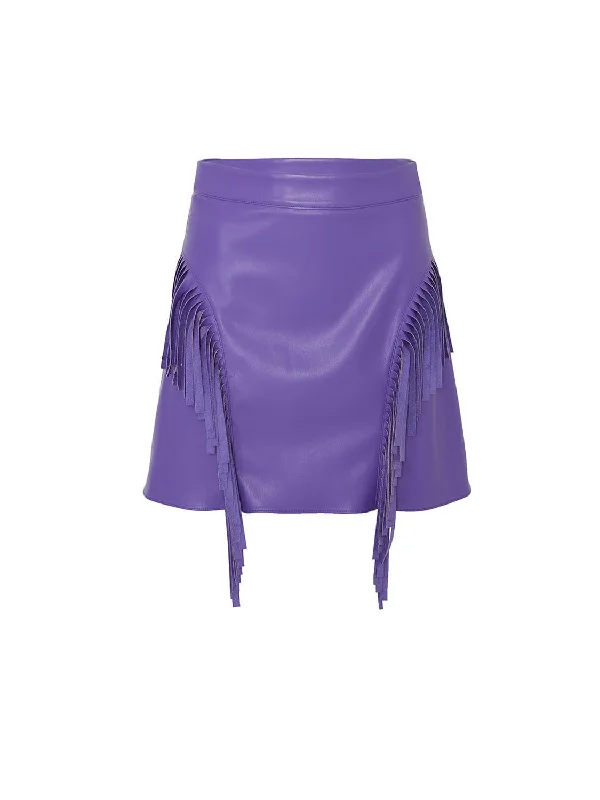 women's high-performance dressy skirtsFringe Faux Suede Mini Skirt