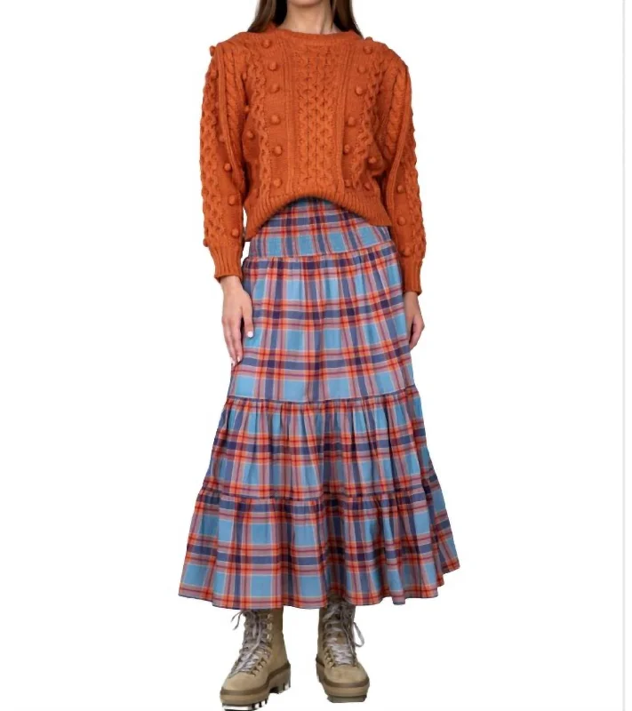 women's floral pleated skirtsIzzy Skirt In Vail Tartan