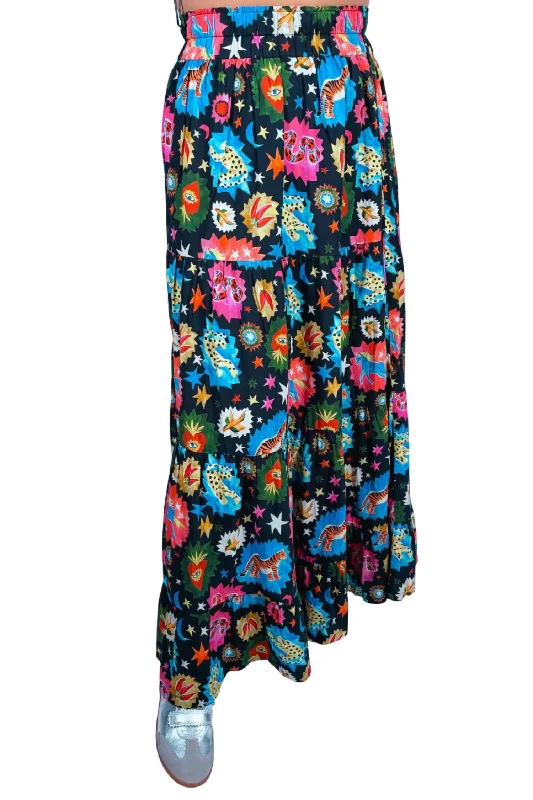 women's pencil skirtsSavannah Maxi Skirt In Cosmic Black