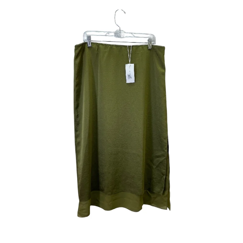 women's maxi skirtsSkirt Maxi By Vince In Green, Size:L