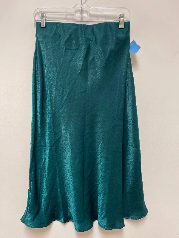 women's chic wrap skirtsSkirt Midi By Banana Republic In Green, Size: 2