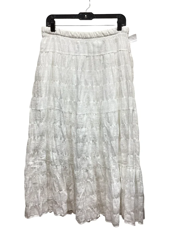 women's wrap skirtsSkirt Midi By Max Studio In White, Size: L