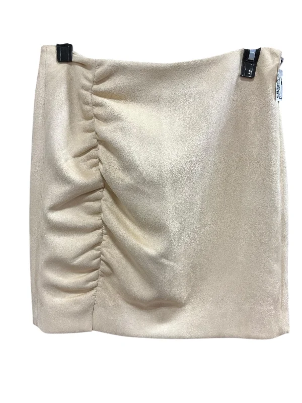 women's retro denim skirtsSkirt Mini & Short By Free People In Beige, Size: 4