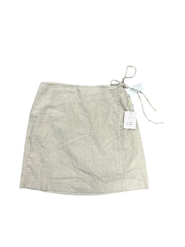 women's striped skirtsSkirt Mini & Short By Lc Lauren Conrad In Beige, Size: M